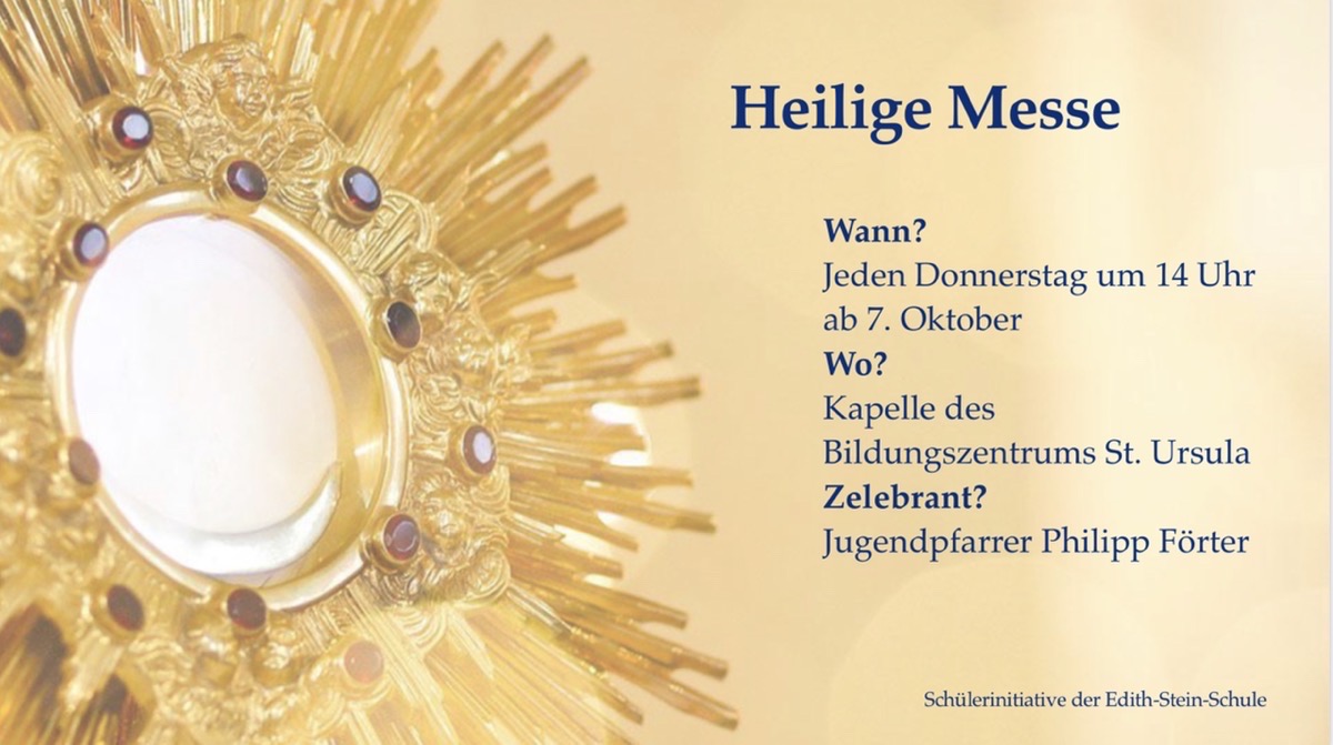 Angebot für Heilige Messe